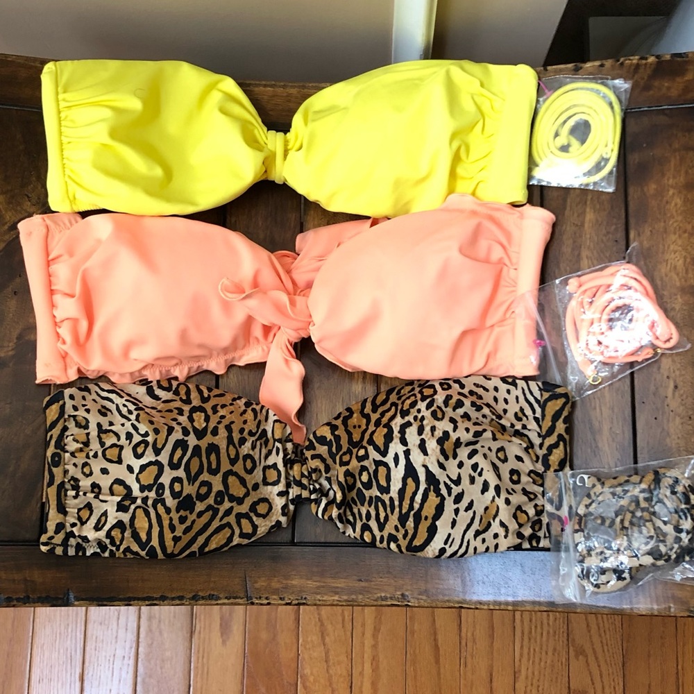 COPY - Victoria’s Secret bikini top bandeaus, size Large